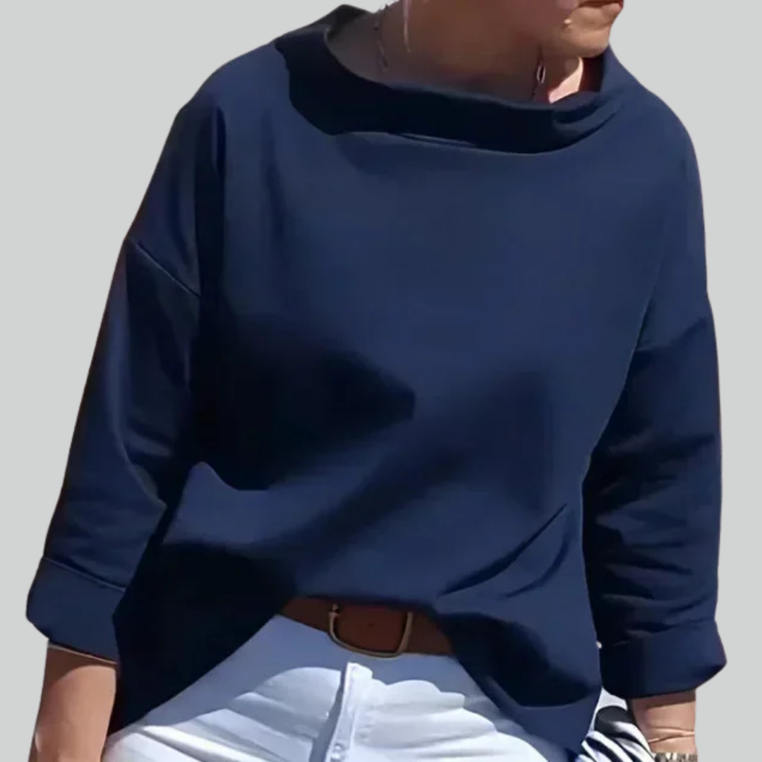 Sudadera de algodón de primavera para mujer, negra, cuello redondo, camisa holgada, casual, de moda, ropa para damas