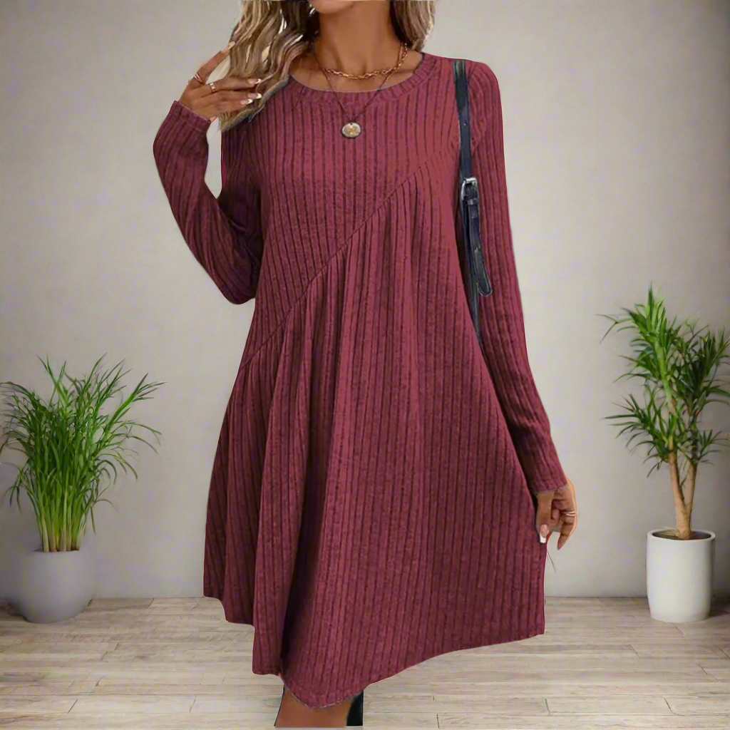 Elegant Women's Summer Dress in Lightweight Fabric for Everyday Wear and Casual Occasions, Multiple Colors Available-3