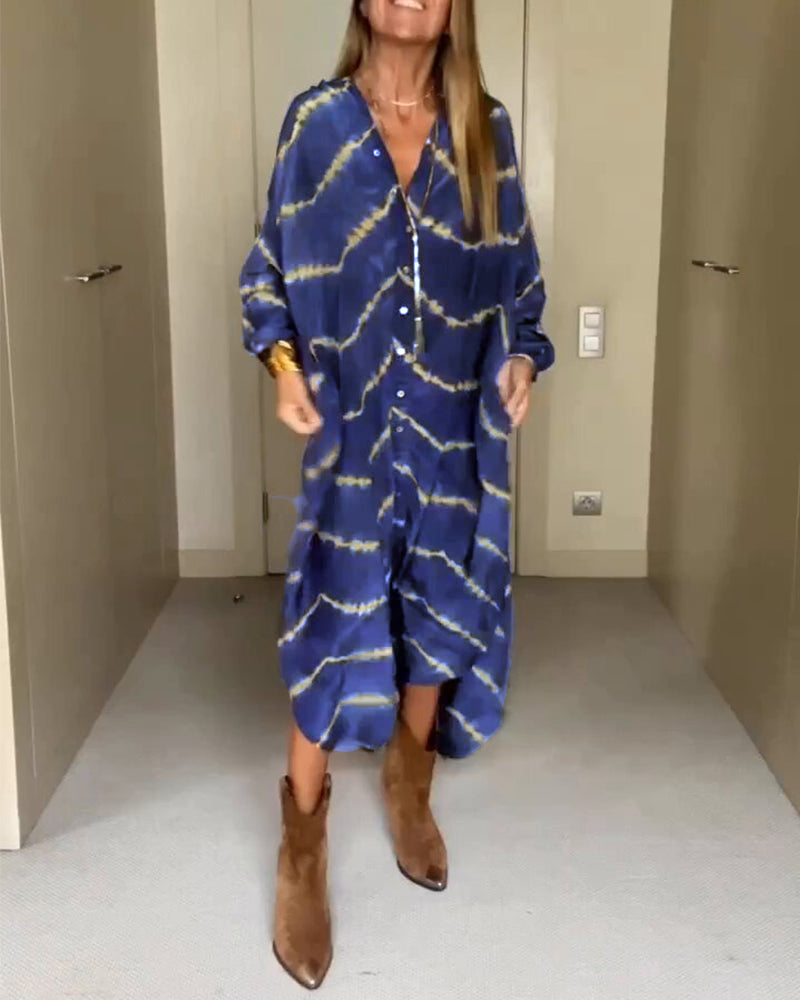 Variant image for Lightweight V-Neck Womens Dress, Breathable Summer Dress with Relaxed Fit, Available in Various Colors and Sizes S-XL-7