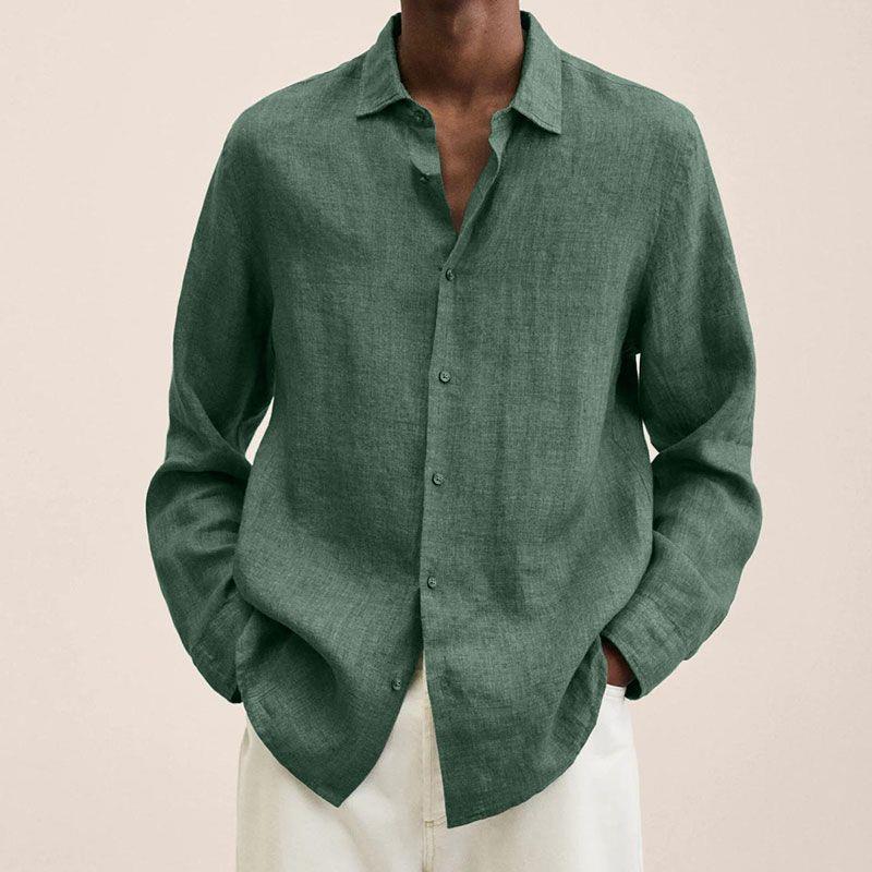 Elegant Linen Shirt for Men - Breathable Stylish Fit for All Occasions, Comfortable Summer Wear, Versatile Casual Attire