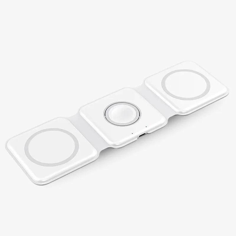 3 In 1 Foldable Charging Station Portable Travel Dock