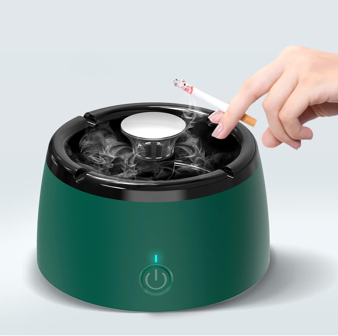 Smokeless Ashtray With Air Purifier Smart Triple Filter