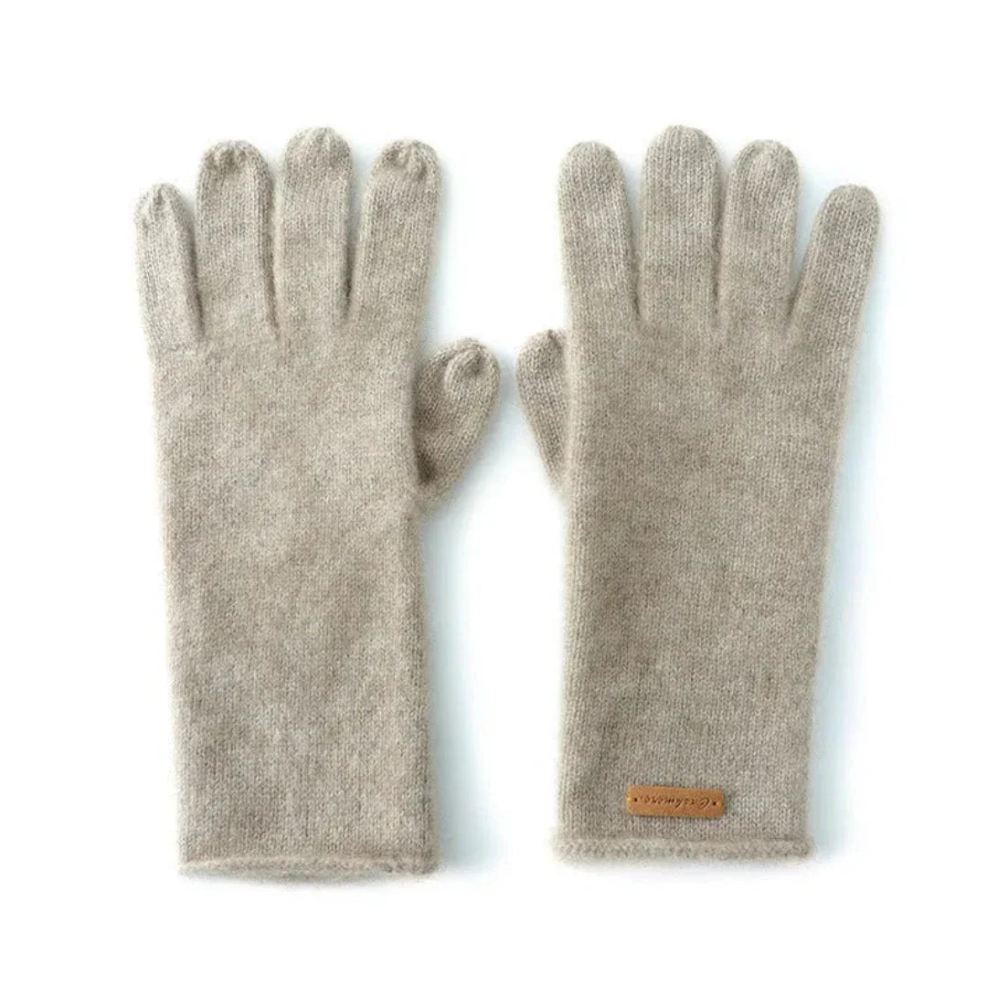 Lightweight Cozy Women's Cashmere Gloves - Slim Cuff, Winter