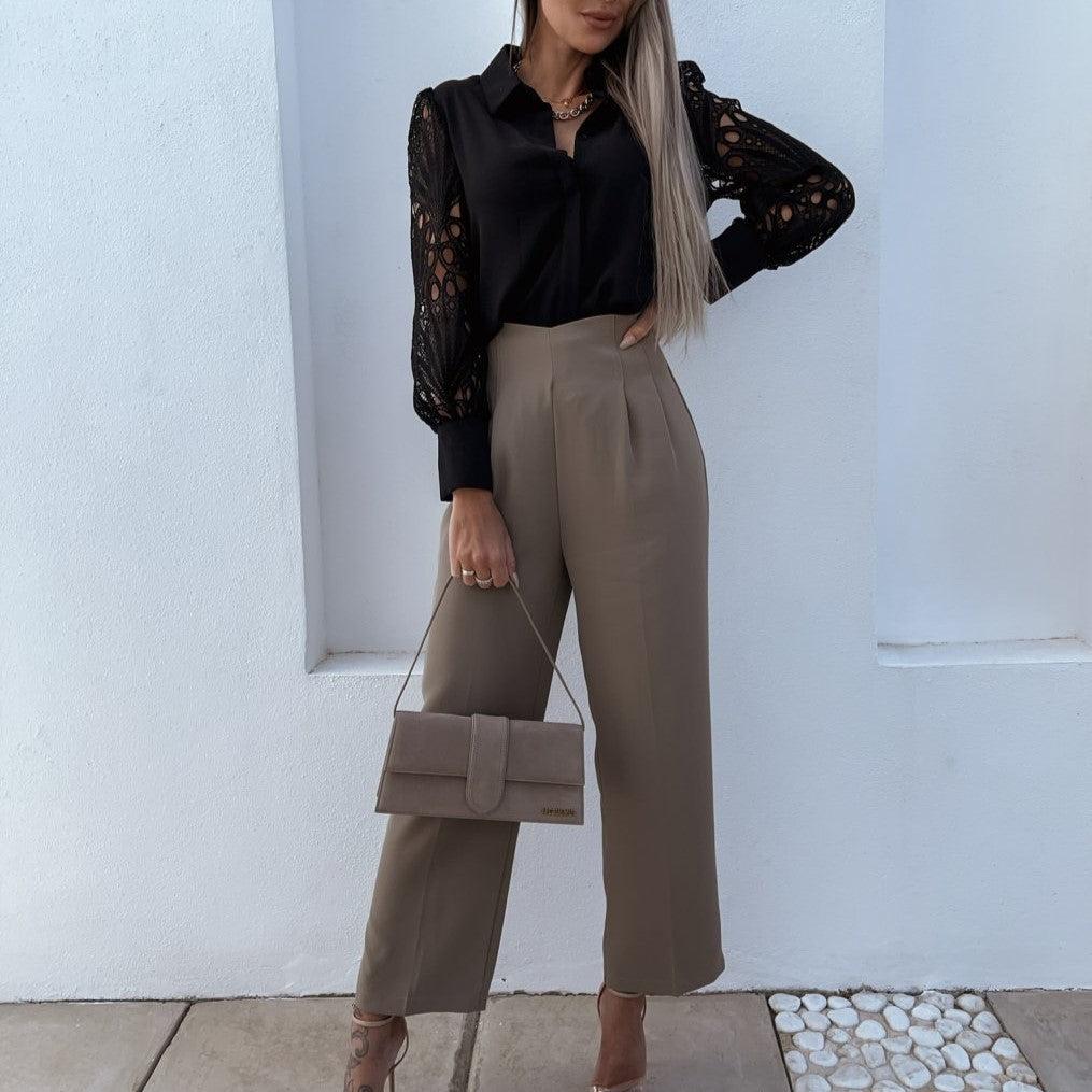 Atmungsaktive Damenbluse – femininer Schnitt, Baumwolle, für festliche Anlässe 5