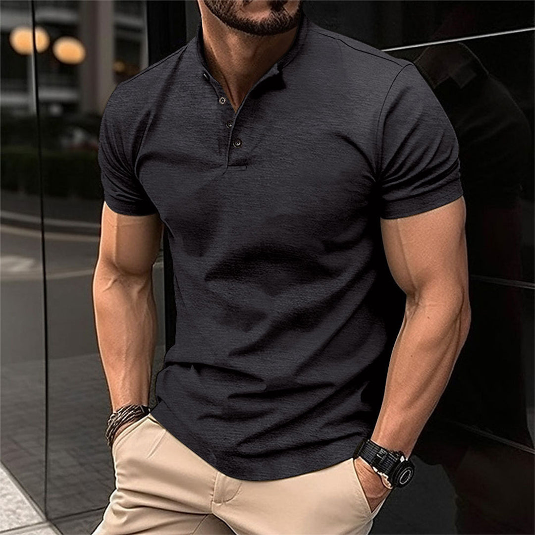 Atmungsaktives Herren Polo Shirt – zeitloses Design, Baumwolle, für den Sommer 4