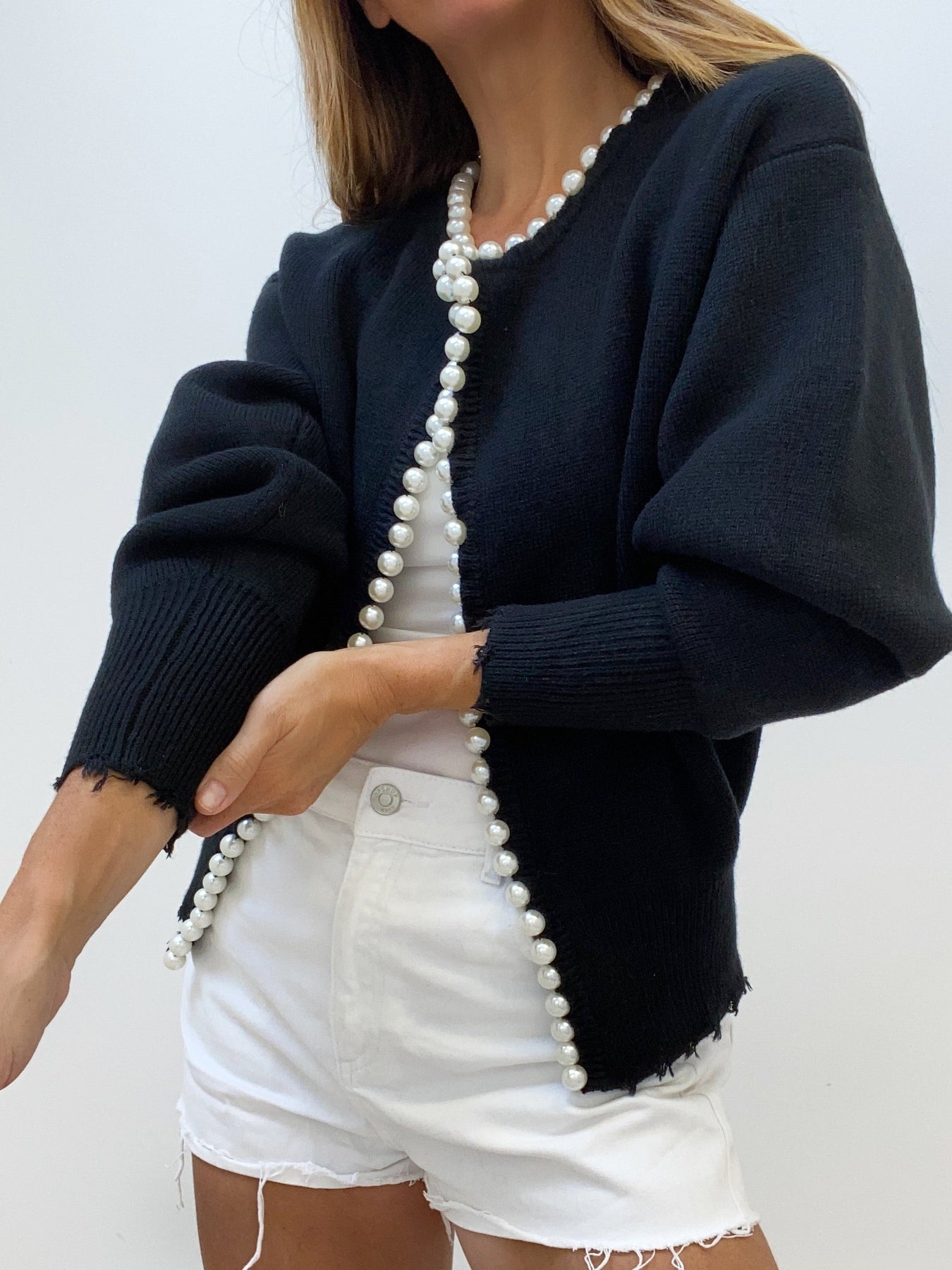 Blød Klassisk Kvinders Strikket Cardigan - Boxy Snit, Strikket Til Efterår