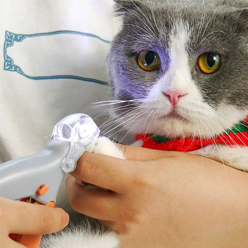 Negleklippere til katte og hunde med hurtige sensorer sikre LED-guide