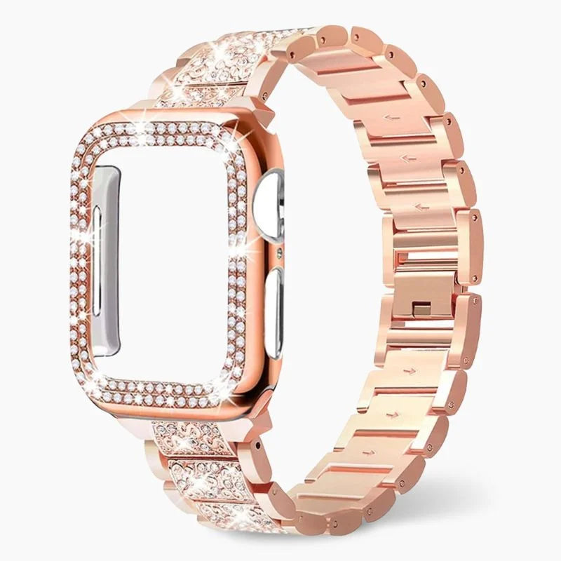 Apple-Uhrenarmband Roségold Kristallarmband Geschenk