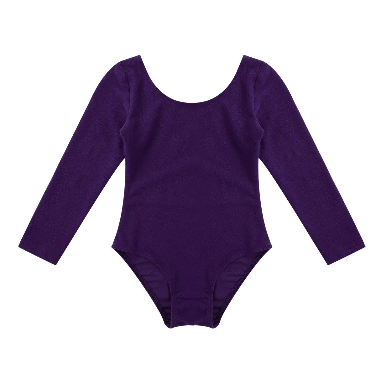 Soft, Durable Girls' Leotard - Long Sleeve, Polyamide, Elastane, Polyester, Dance Class
