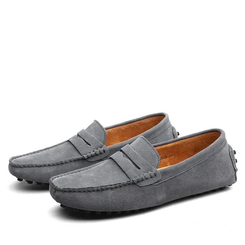 Variant image for Classic Men's Moccasins, Lightweight Slip-On Suede Shoes with Durable Sole for Office and Casual Wear-49