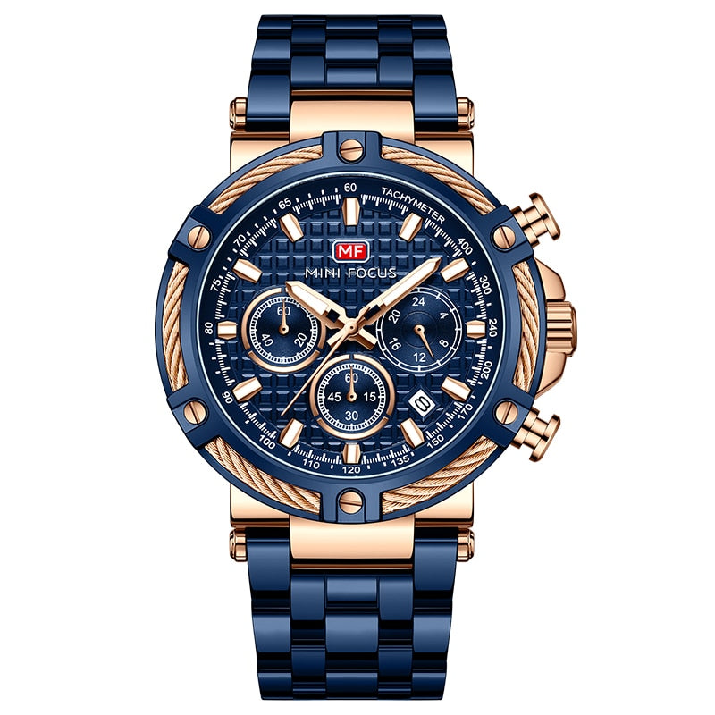 Hochwertige Herrenarmbanduhr – modernes Design, Edelstahl, für jeden Anlass 10