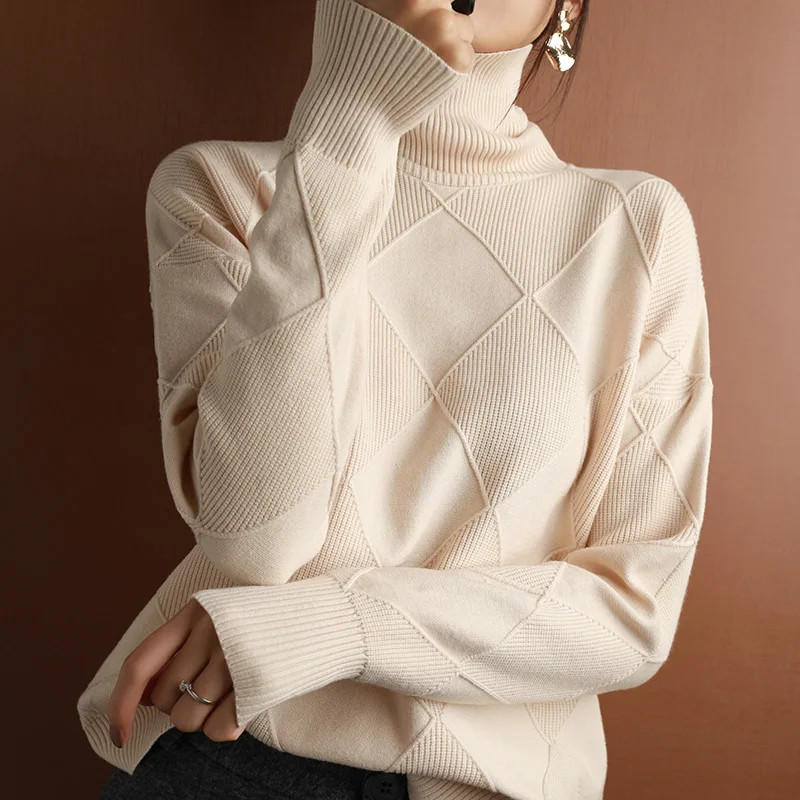 Cashmere sweater med rullekrave strik efterår 2026 hyggelig hverdag essentiel gaveidé