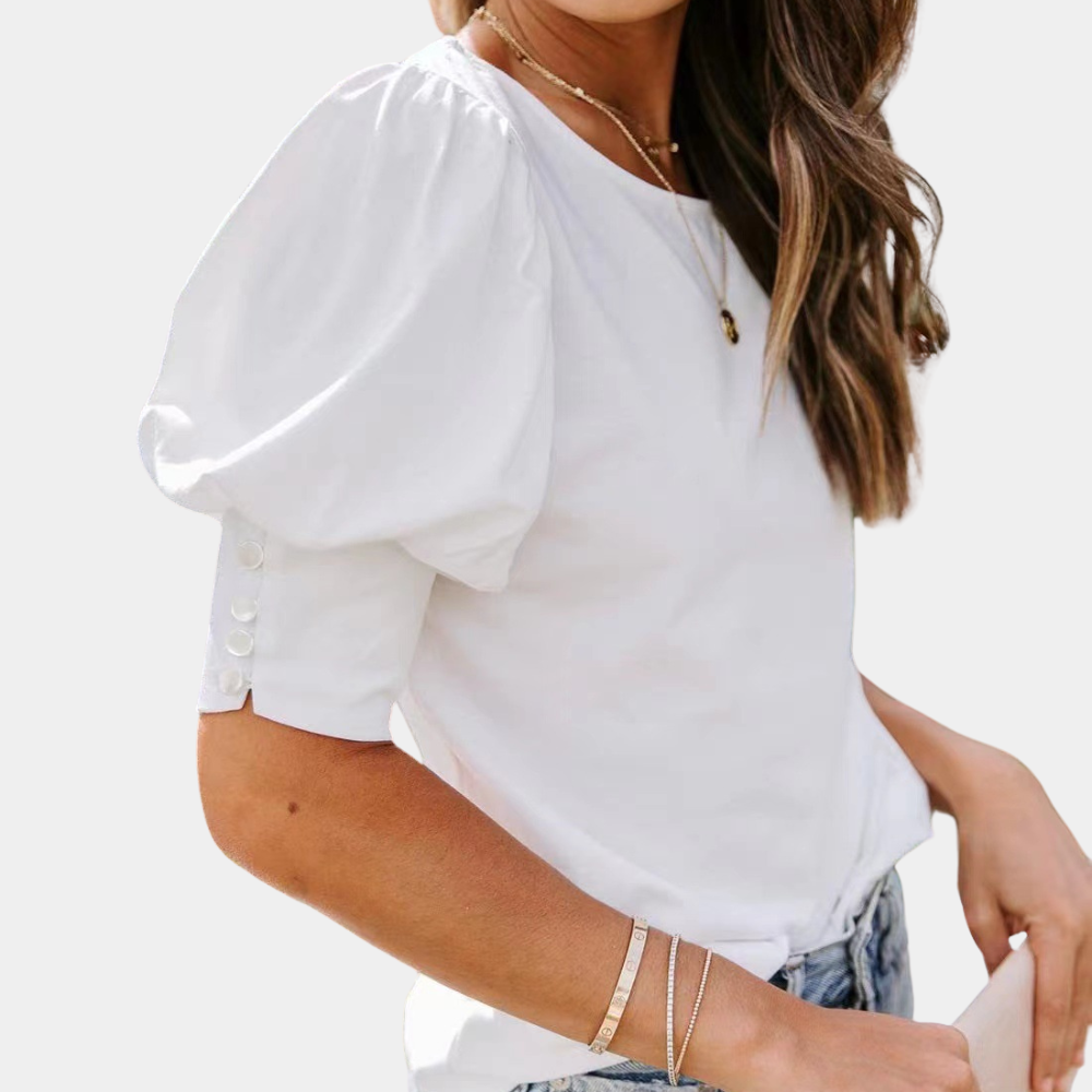 Leichte und bequeme Damenbluse – lockerer Schnitt, atmungsaktive Baumwolle, für den Alltag 6