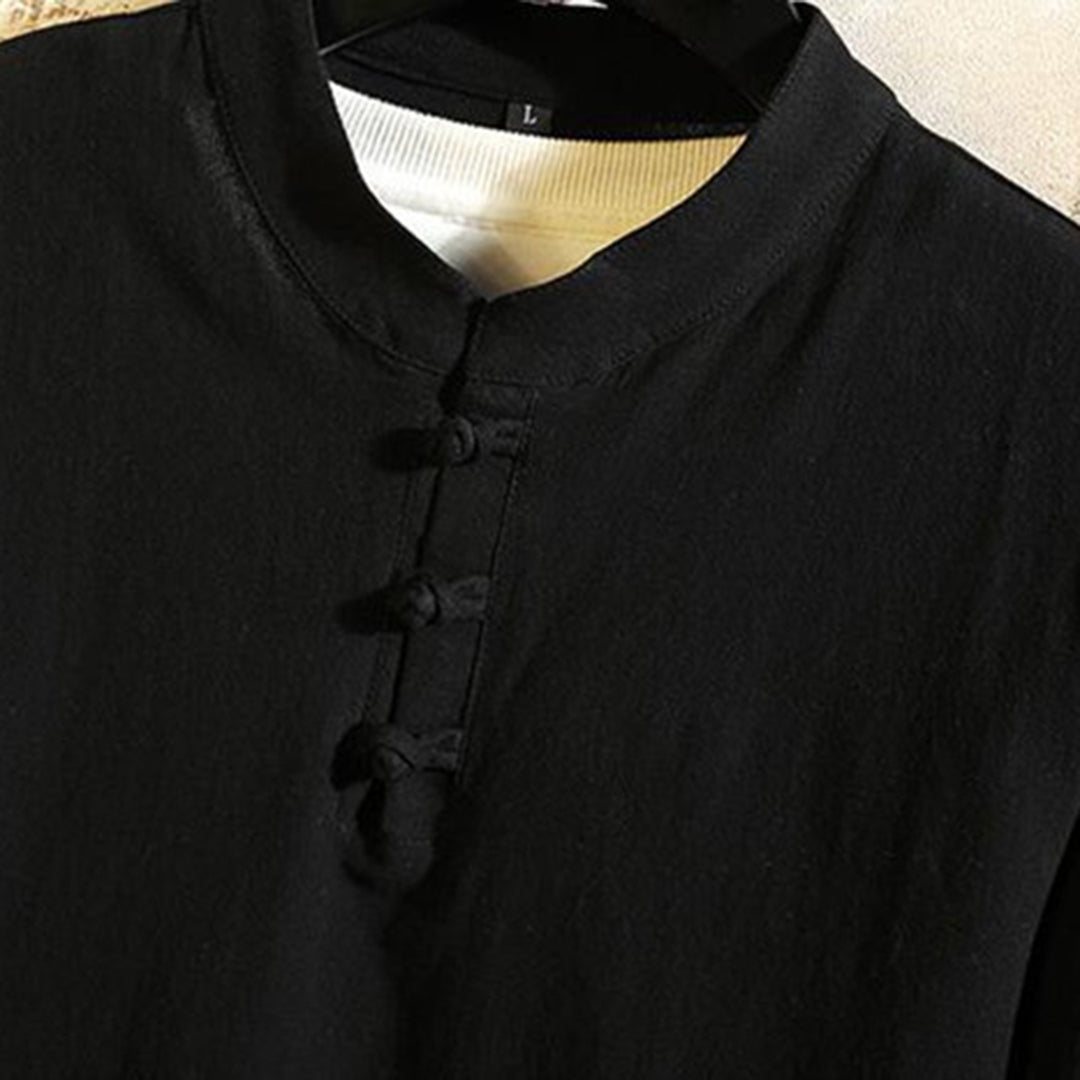 Leichtes Herren Sommer-Outfit – lässiger Schnitt, Polyester, für Freizeit und Reisen 8