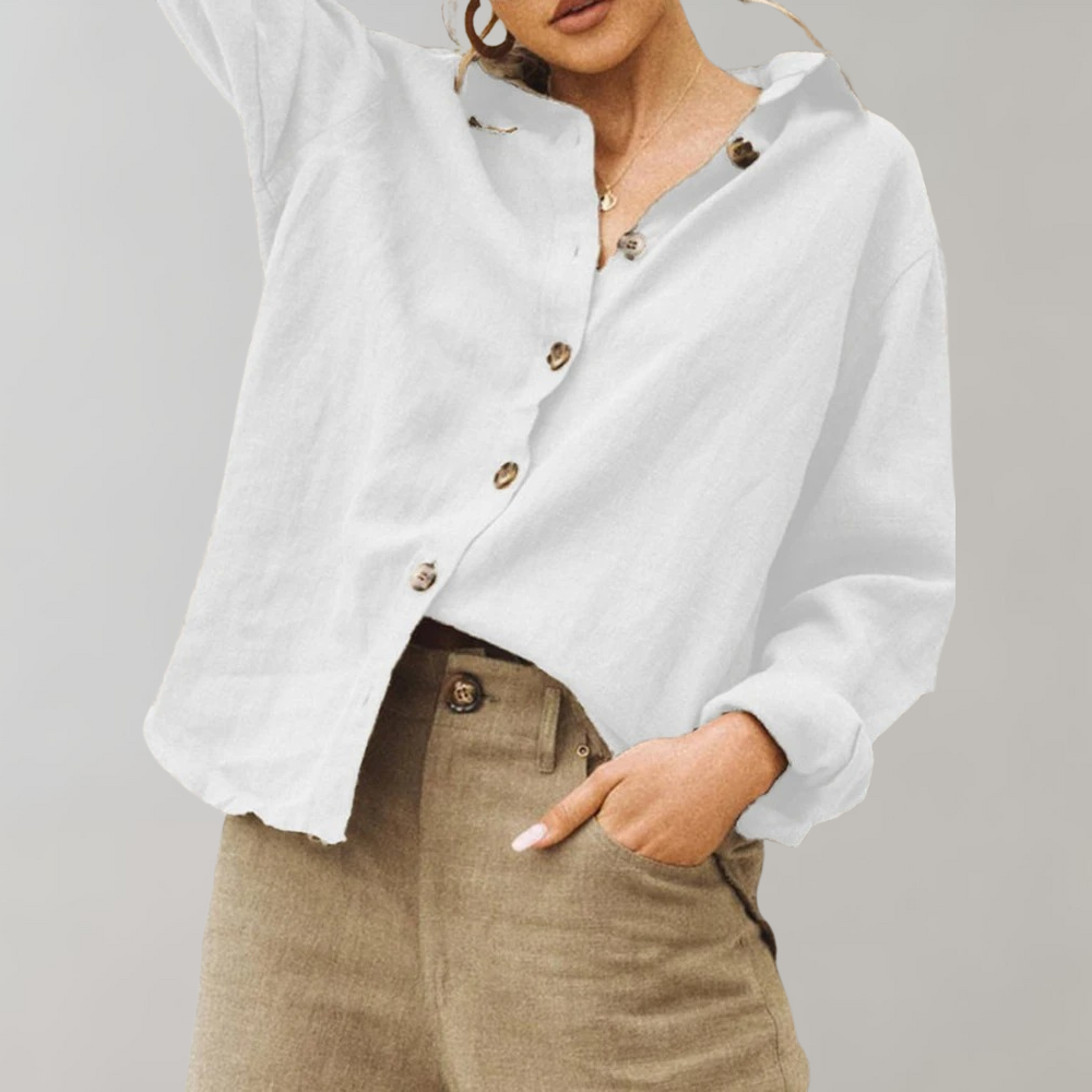 Lightweight & Flattering women’s blouse – breathable cotton, for summer outings 4
