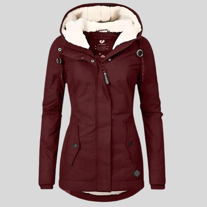 Waterproof Women's Parka - Long Hooded, Insulated Winter
