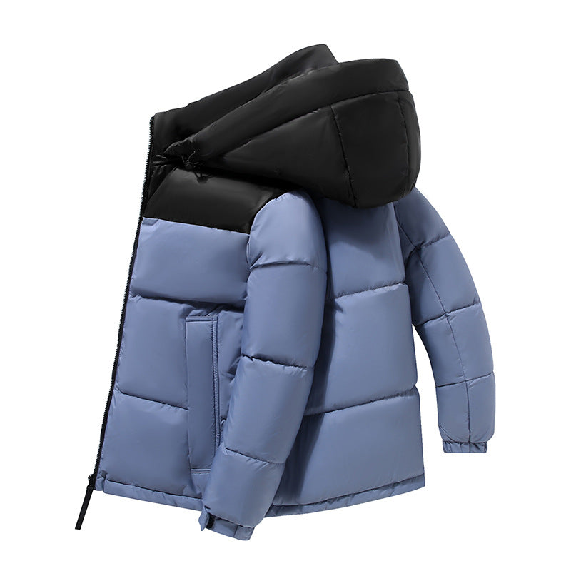 Isolerende herre dunjakke - boxy hofte, polyester, vinter