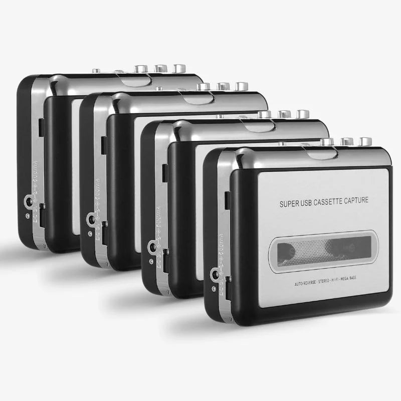 Kassette til USB-konverter bærbar bånddigitalisator MP3