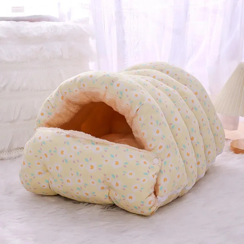 Cuccia per Gatti Cocoon Morbido Pile di Corallo Nido Interno Inverno 2025 Accogliente Caldo Rifugio per Gatti