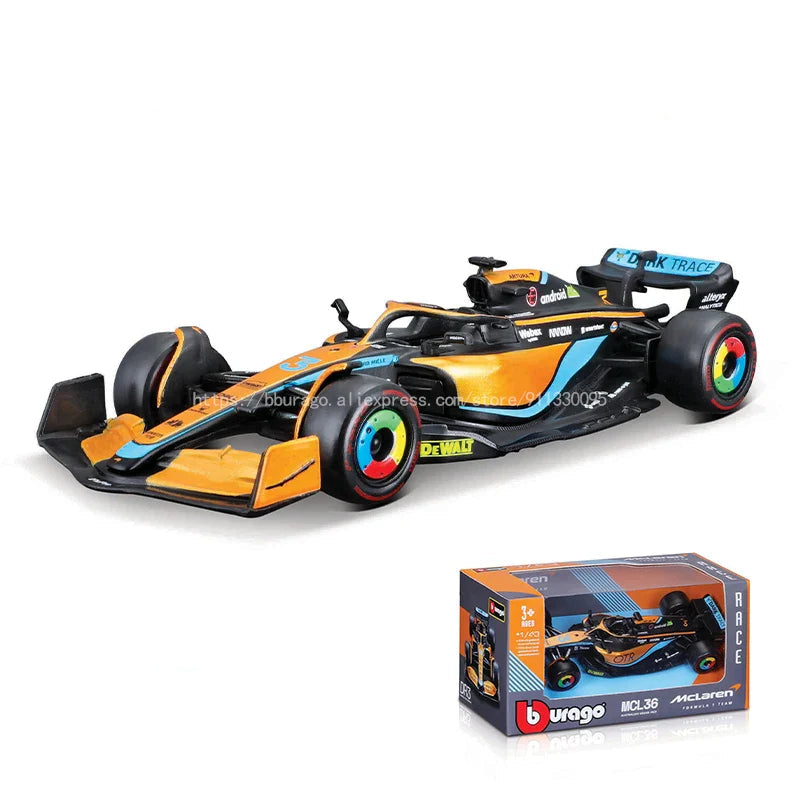 Die-Cast Bil 1:43 Skala Formel 1 MCL60 Replika 2023 Samleobjekt Display Model Efterår 2025 Gave