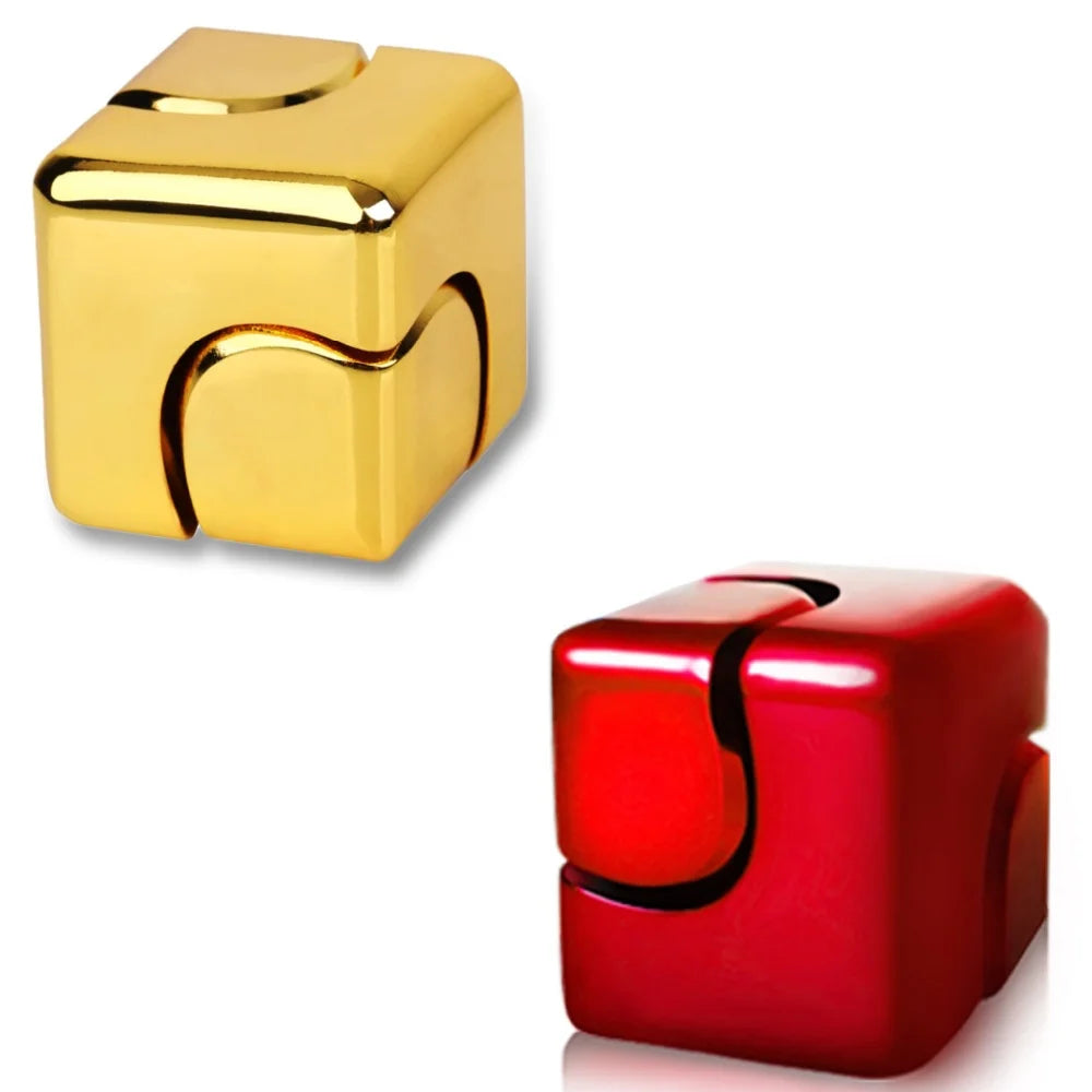 Fidget Spinner Cube Metal Desk Toy Stress Relief Gadget