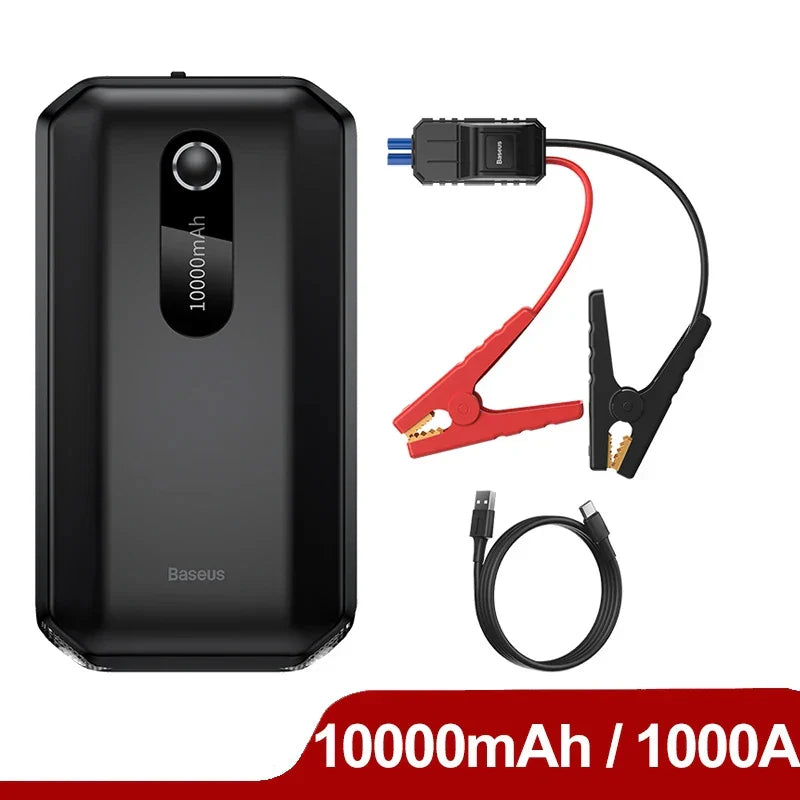 Auto Jump Starter Powerbank Draagbare 12V Batterijlader voor Noodboost Val 2025 Klaar voor Roadtrip
