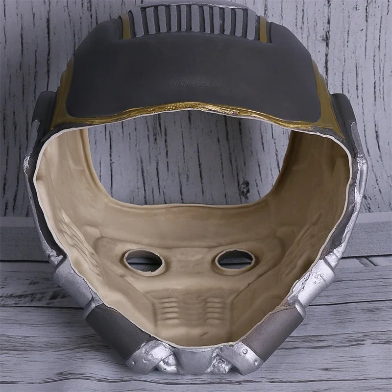 Star Lord LED Light-Up Latex Cosplay Helmet for Adults Halloween Party 2026