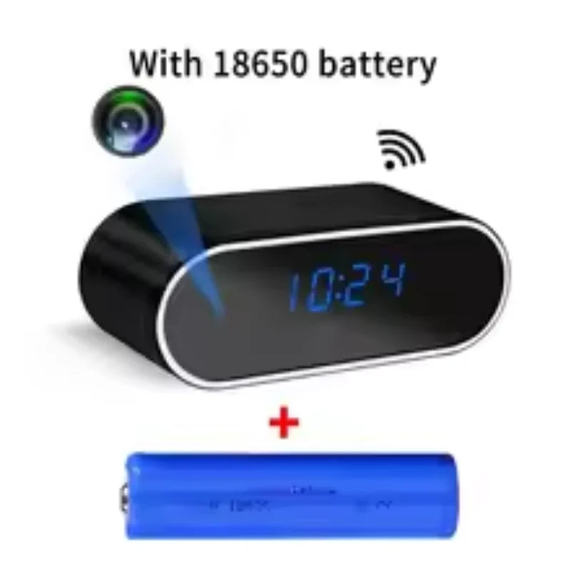HD 1080P Alarm Clock Camera Wireless Wifi Surveillance Cam With IR Night Vision DVR For Home Security Fall 2025