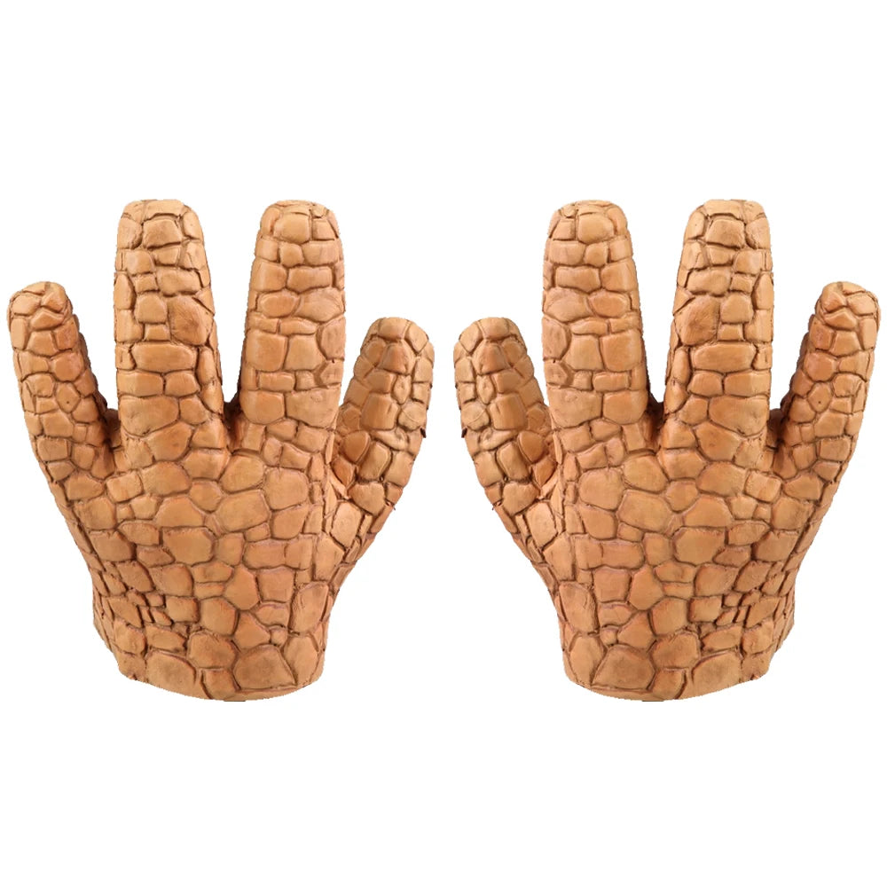 Fantastic Four Thing Latex Mask and Gloves Cosplay Set for Adults Halloween 2026