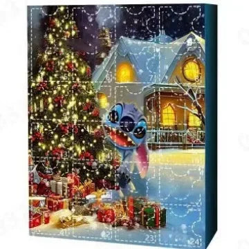 Adventskalender Stitch Mini Figuren 24 Dagen Kerstmis