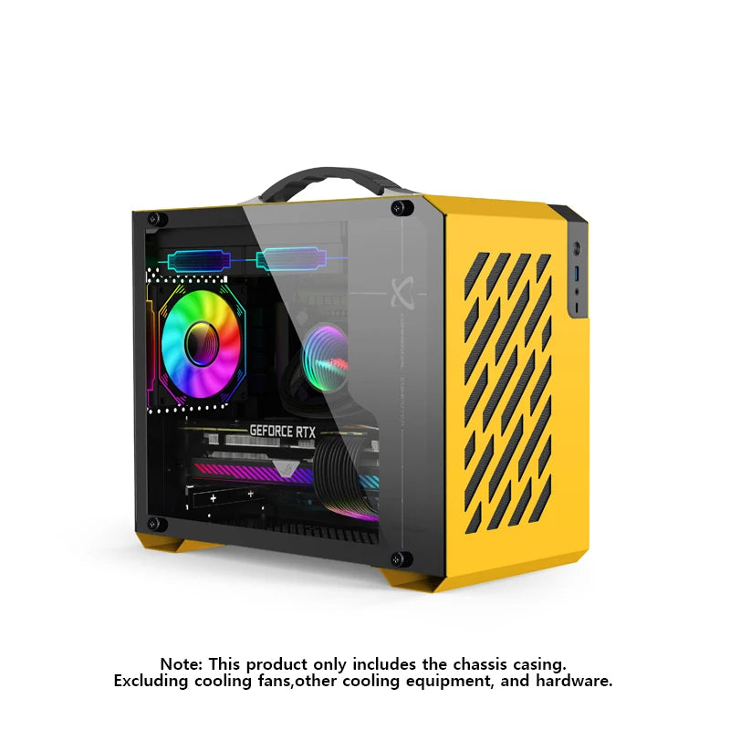 Mini ITX kabinet glas side 240mm vandkøling bærbar