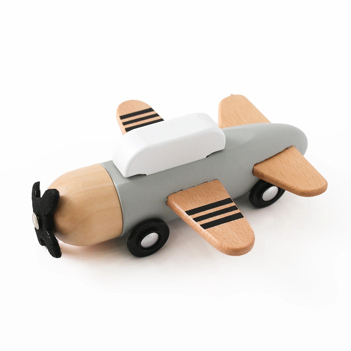 Variant image for Wooden Montessori Plane Educational Toy for 3-4 Year Olds with Colorful Glass Beads for Learning and Creative Play-5