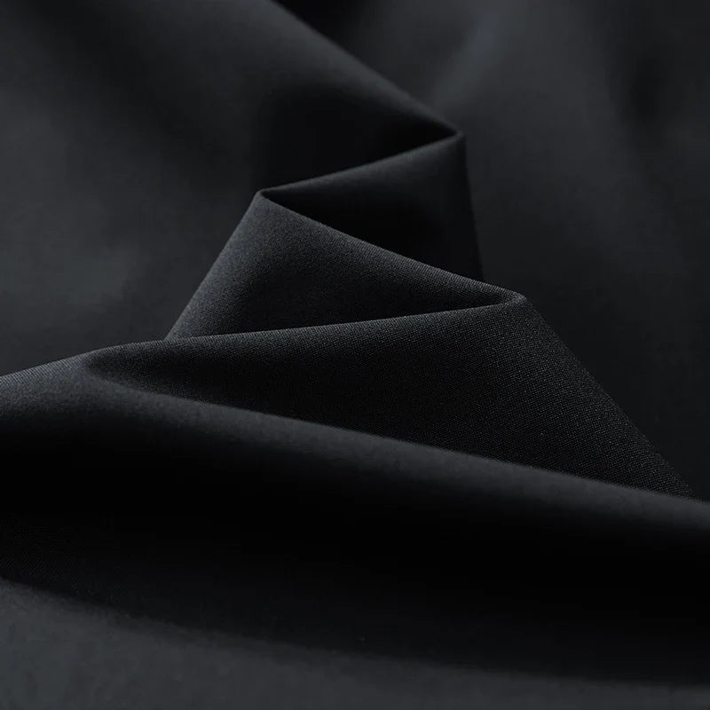 Waterproof Relaxed Men's Jacket - Hooded Polyester, Camping