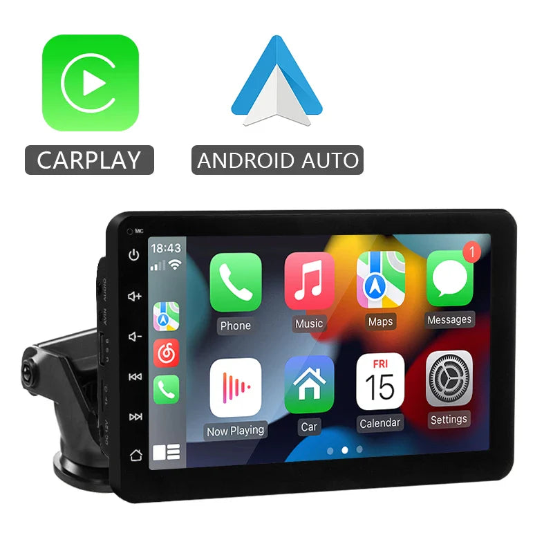 CarPlay Wireless Head Unit 7 Inch In Dash Car Stereo Universale Touch Screen Wireless Android Auto Fall 2025