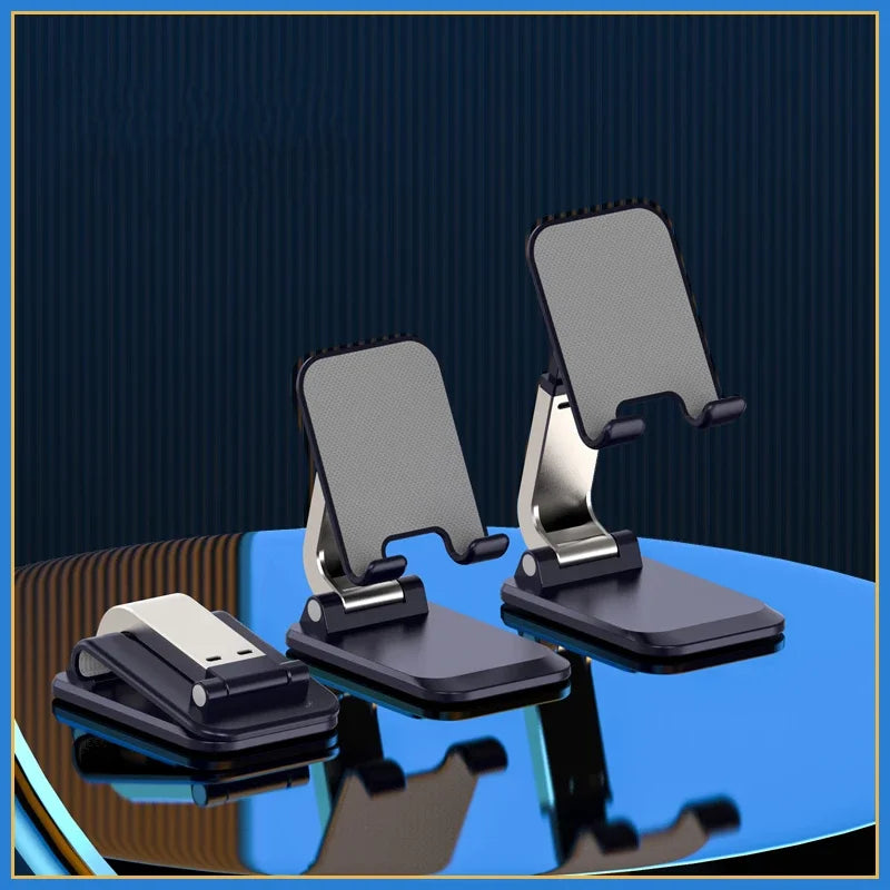 Soporte Plegable de Aluminio para Teléfonos Móviles y Tablets - Soporte de Escritorio Ergonómico para iPad, iPhone, Accesorios Android