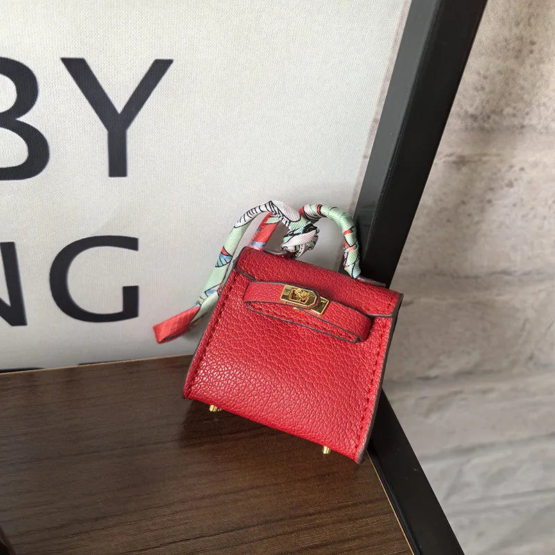 1+1 Gratis Mini Bolso de Mano Inspirado en Kelly - Llavero de Encanto Regalo