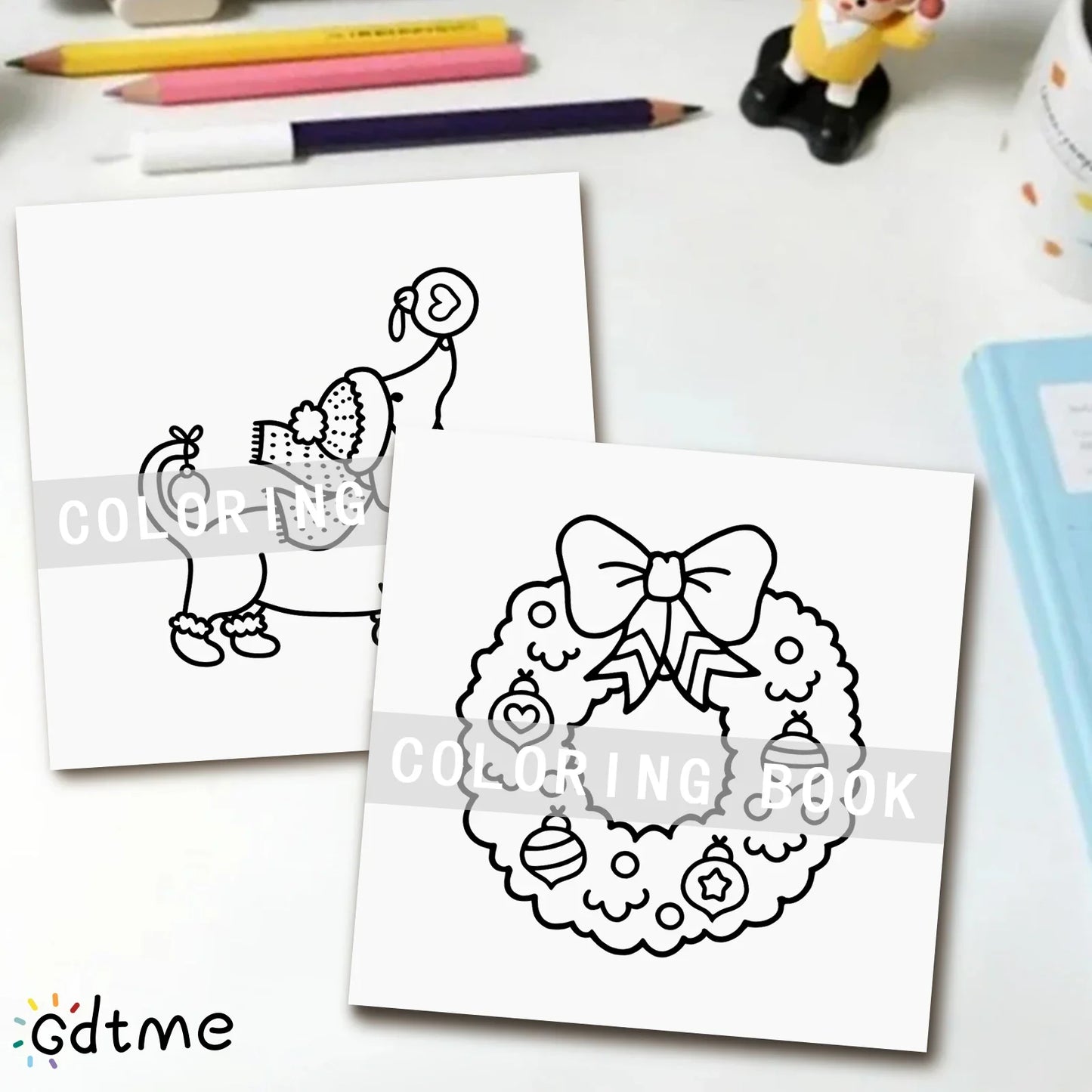 Coloring Book For Adults Cozy Christmas Theme Easy Relaxing Holiday Coloring Pages Gift Idea 2025