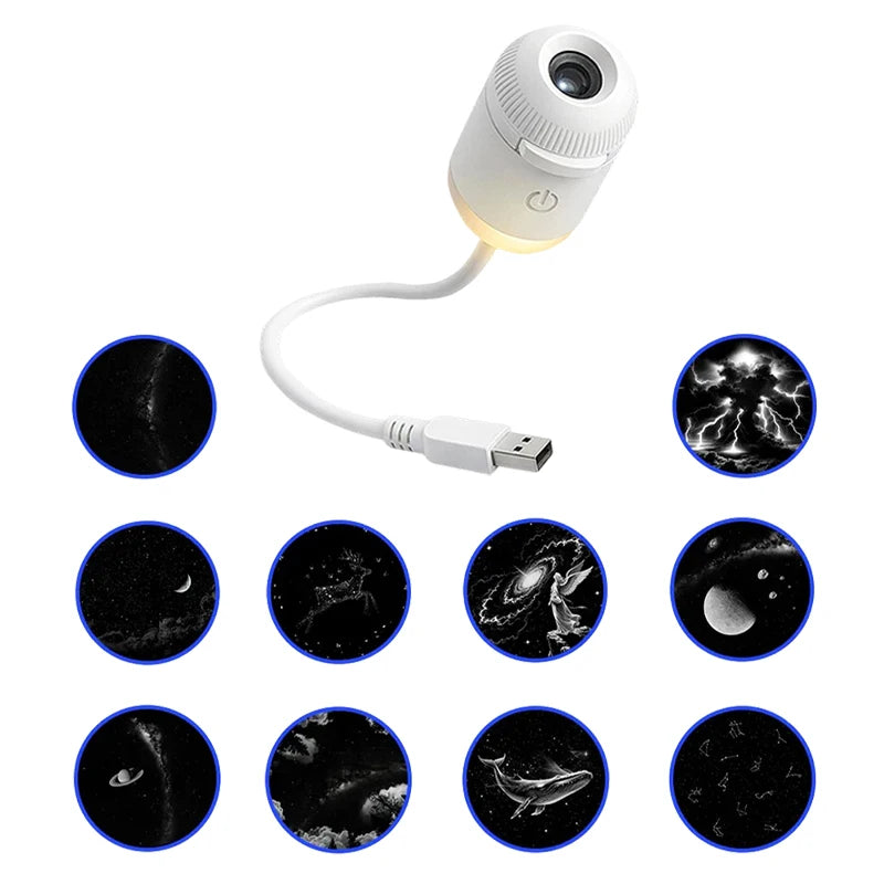 Galaxy Star Projector Night Light 2-in-1 Mood Lamp With Adjustable Brightness Viral Fall 2026 Gift