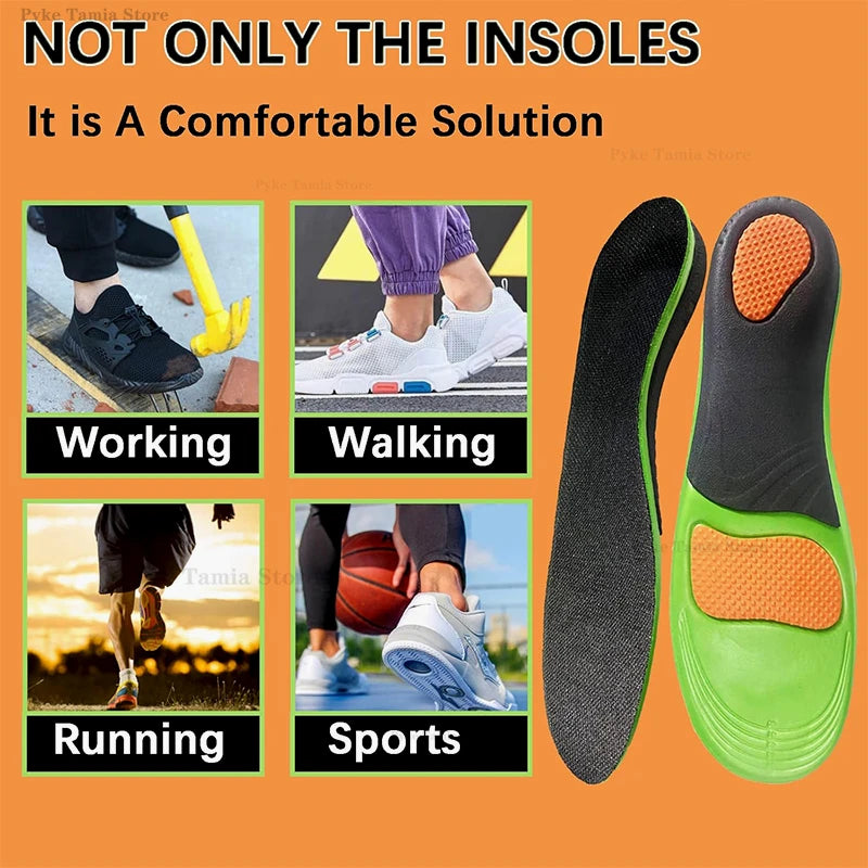 Orthopedic Arch Support Insoles Thick Shock Absorption Plantar Fascia Insole