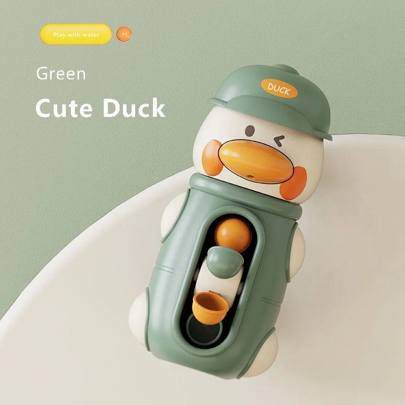 Adorables juguetes acuáticos de pato y elefante para bebés: diversión perfecta para el baño de verano para niños de 6 meses en adelante