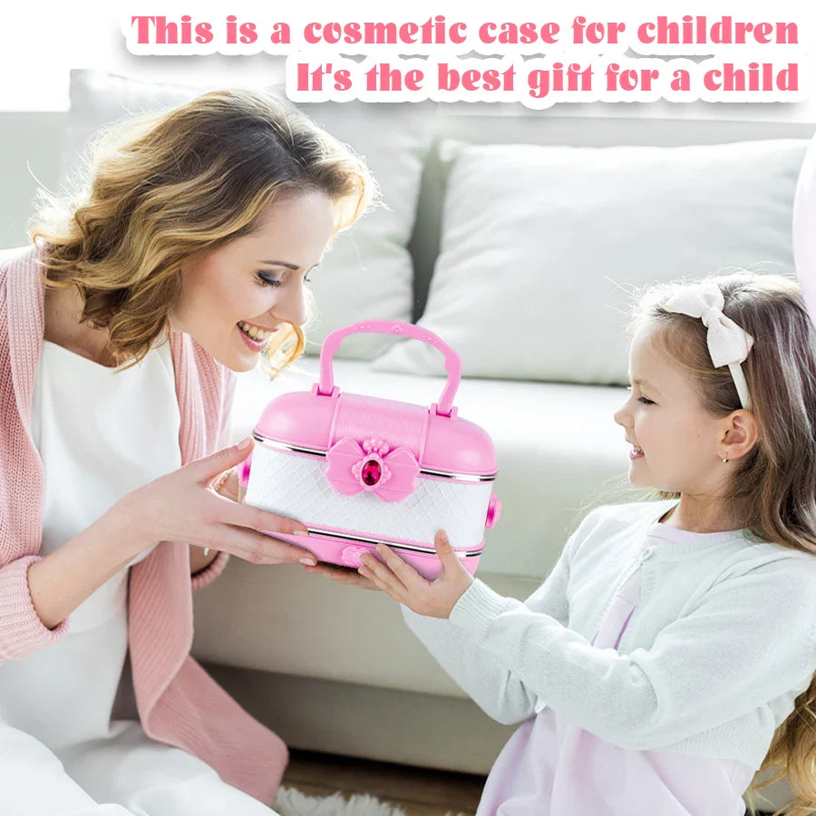 Kids Makeup Kit Speelgoedset Wasbaar Nep Make-up Terug Naar School 2025 Cadeau Idee
