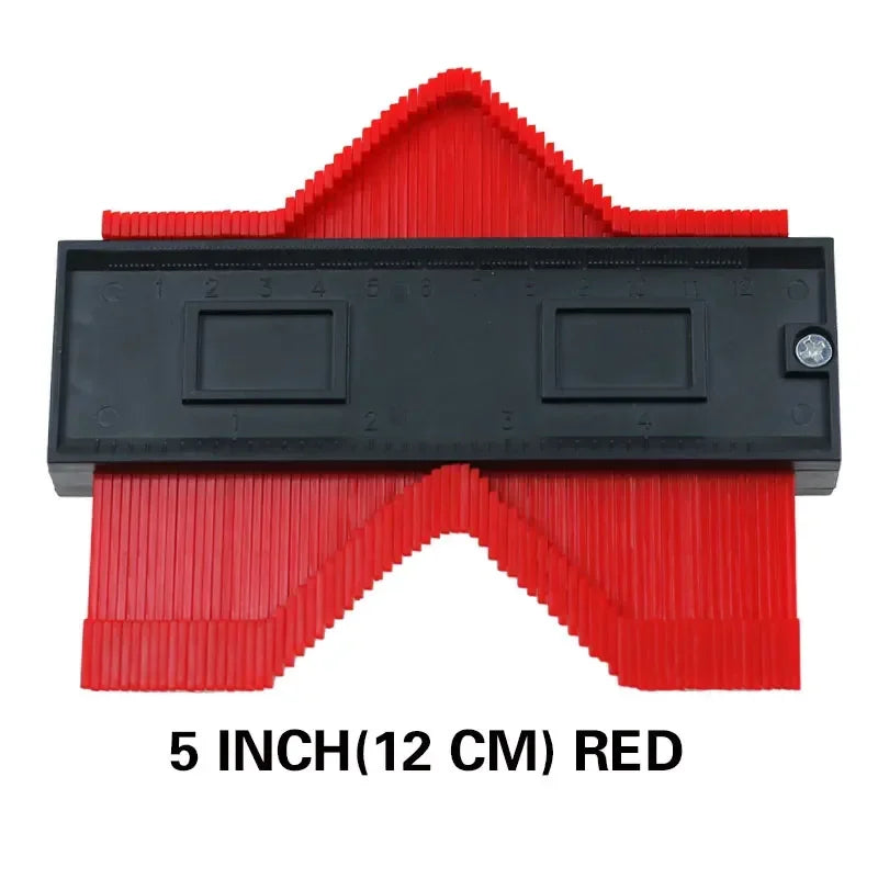 Contour Gauge Duplicator - Plastic Profile Measuring Tool for Home DIY Projects, 10 inch