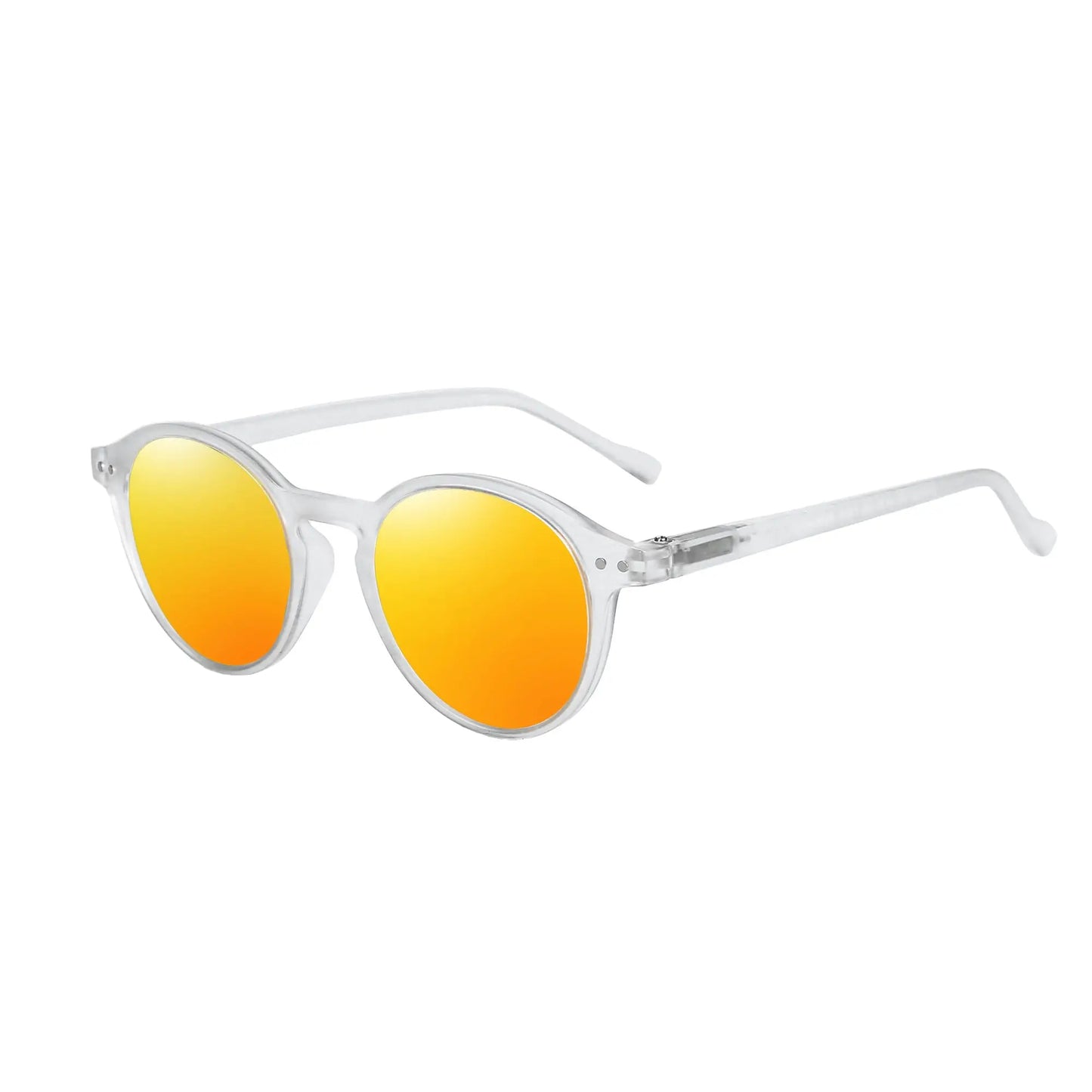 Polariserede solbriller runde retro unisex briller sommer 2026 trend UV400 beskyttelse