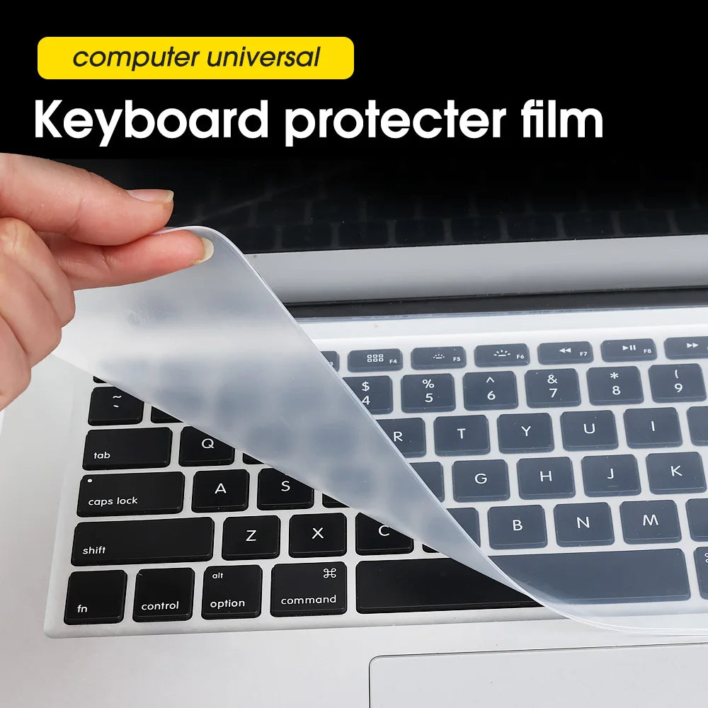 Waterproof Silicone Keyboard Cover Dustproof Protective Film for Laptops & Accessories