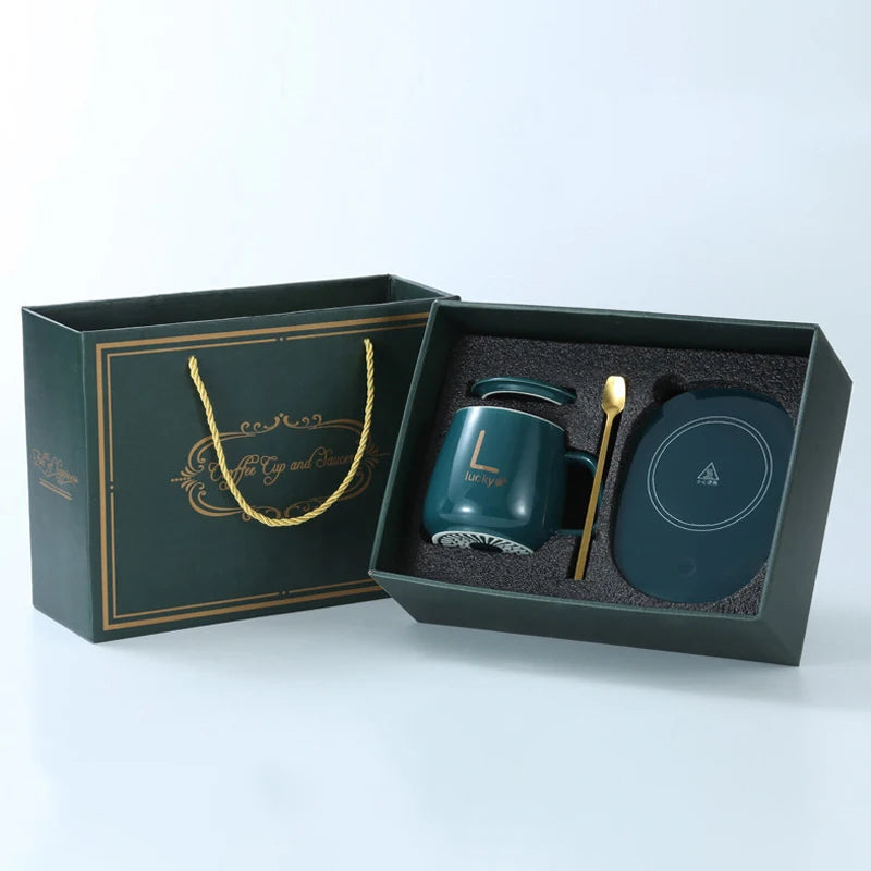 Scaldacaffè USB – Coaster riscaldante a 55℃ per casa e ufficio, regalo per la Festa della Mamma