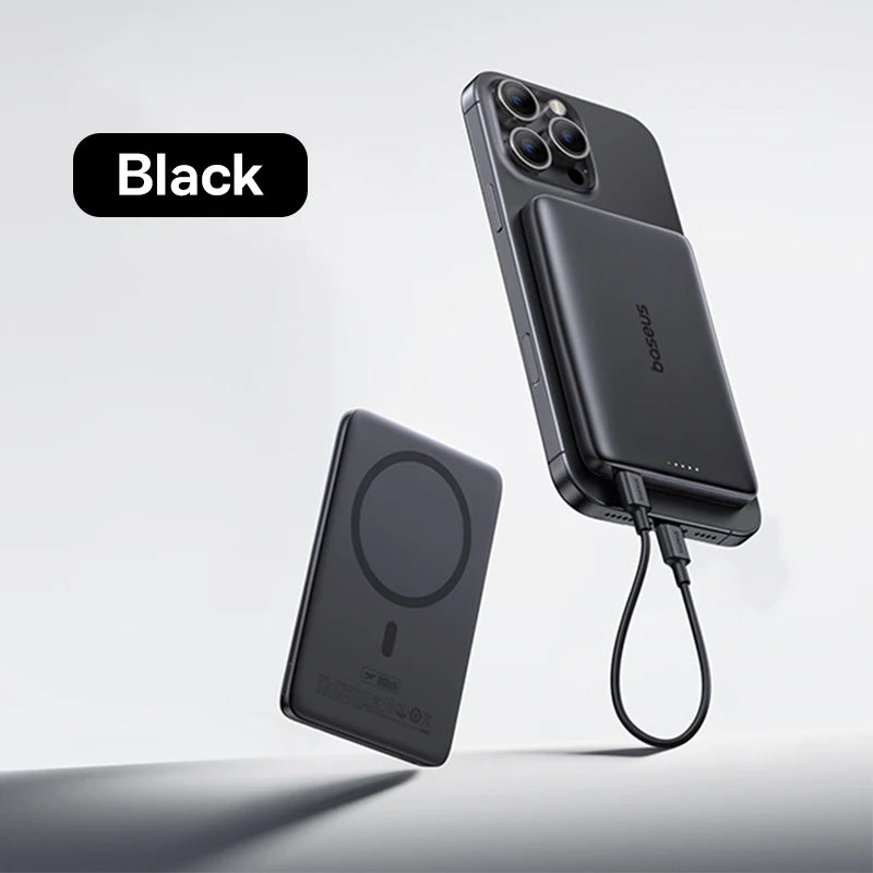 Ultra-Slim Magnetic Power Bank – Card-Sized 10000mAh PD 27W & 5000mAh PD 20W Wireless Charging 2026