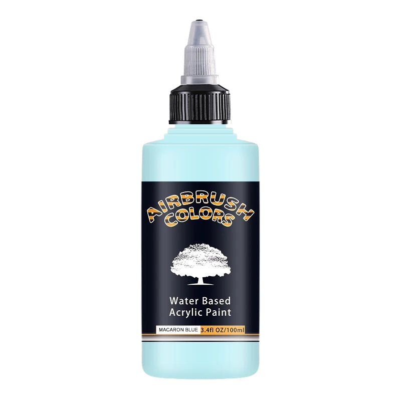 Tinta acrílica mate para aerógrafo, base agua, fácil de limpiar, set de 32 colores en botellas de 100 ml para modelismo y hobby, tendencia viral TikTok 2026
