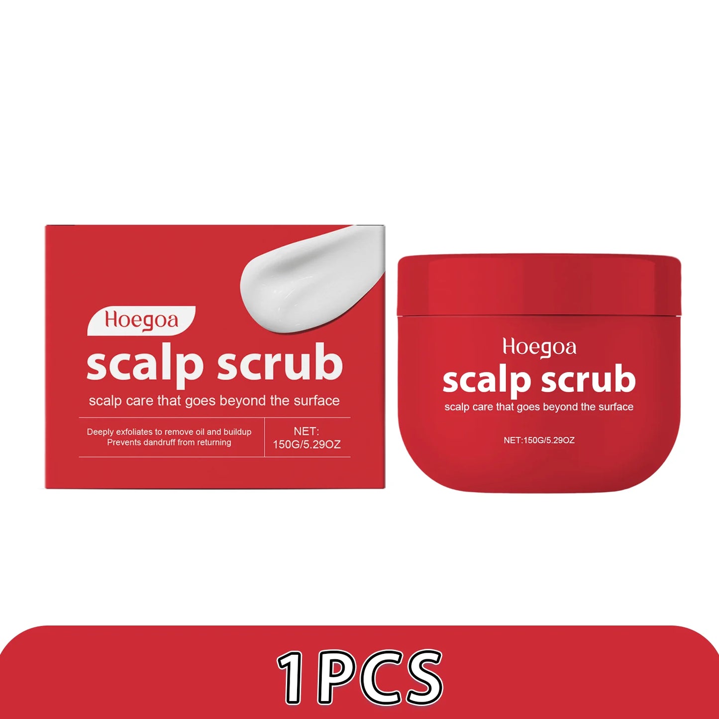 Scalp Scrub Exfoliating Shampoo Anti-Dandruff Deep Cleansing Nourishing All Hair Types