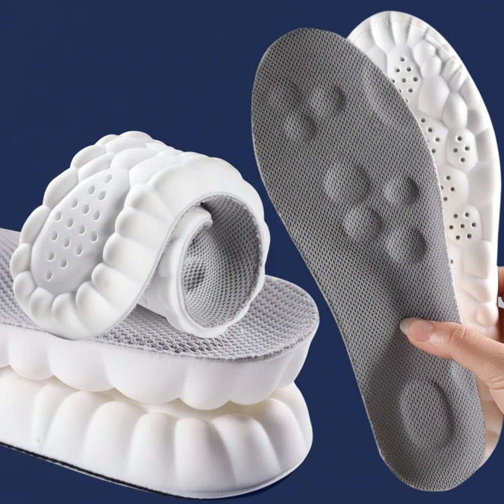 Sport Latex Insoles with Arch Support – Breathable Cushion Plantar Fascia Insole