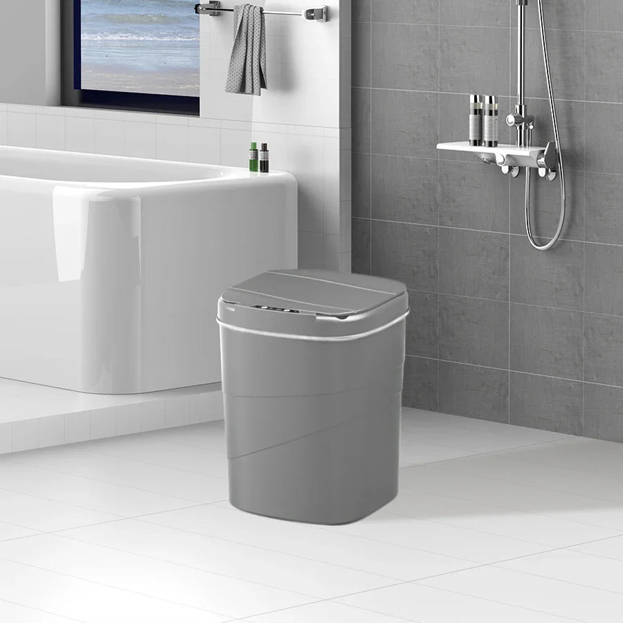Touchless Sensor Trash Can Battery Powered Hygienic Home